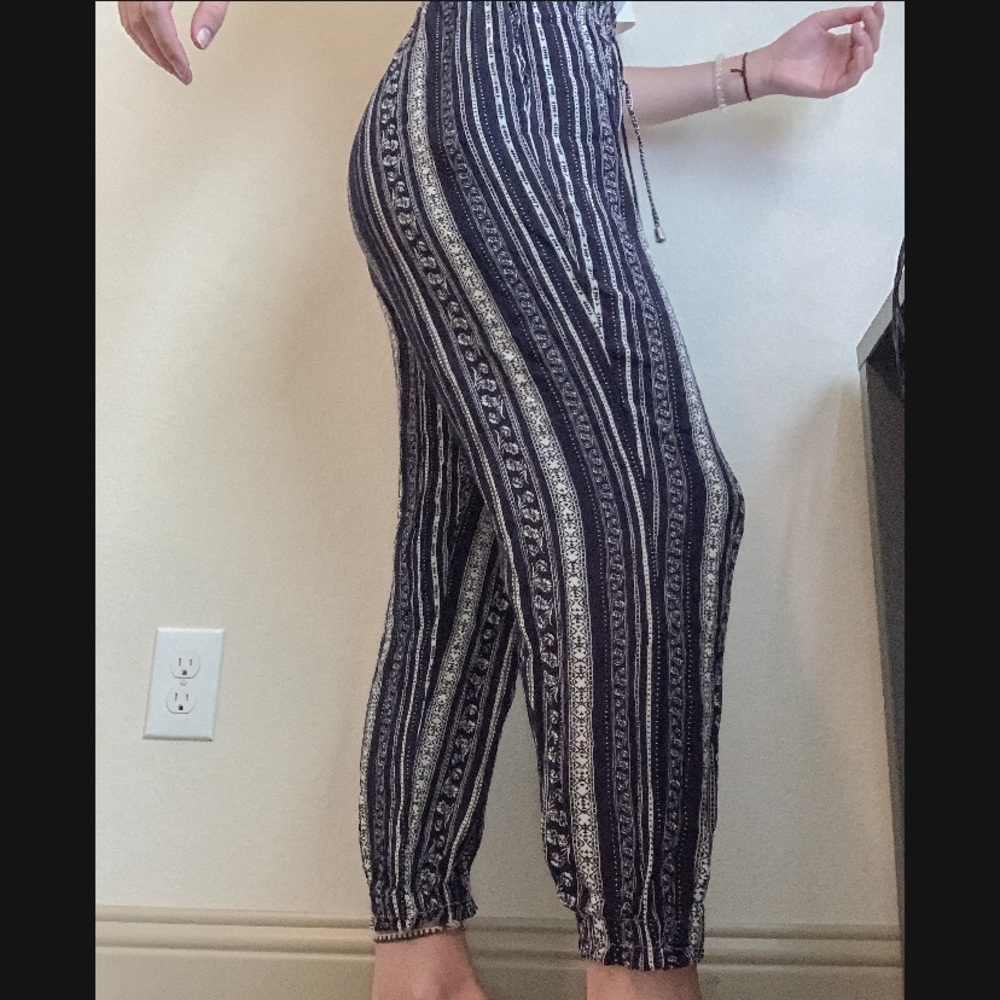 Summer pattern loose pants